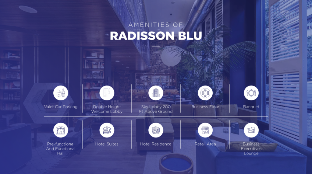 amenities of Radisson blu